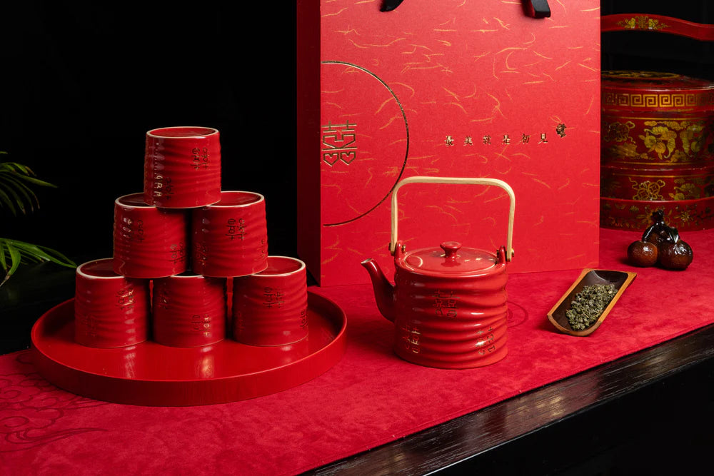 Double Happiness Wedding Tea Set 富貴紅茶具
