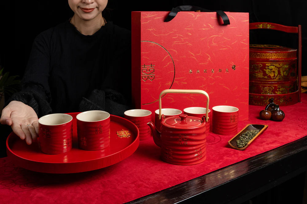 Double Happiness Wedding Tea Set 富貴紅茶具