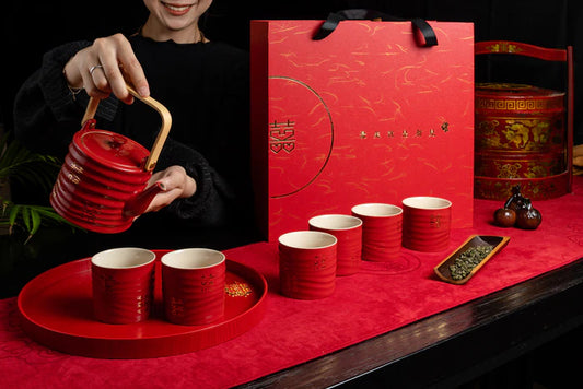 Double Happiness Wedding Tea Set 富貴紅茶具